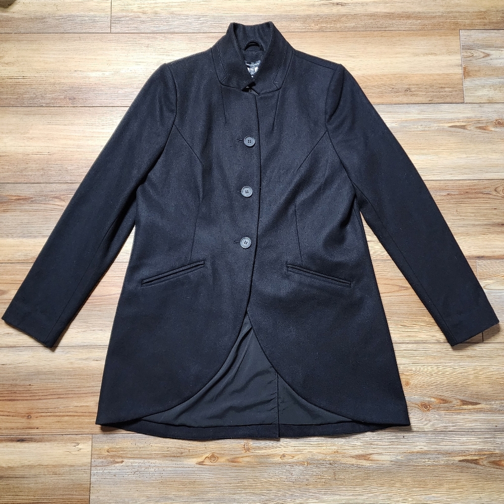 Universal Standard Beas Coat Women's 6-8 Black Wool